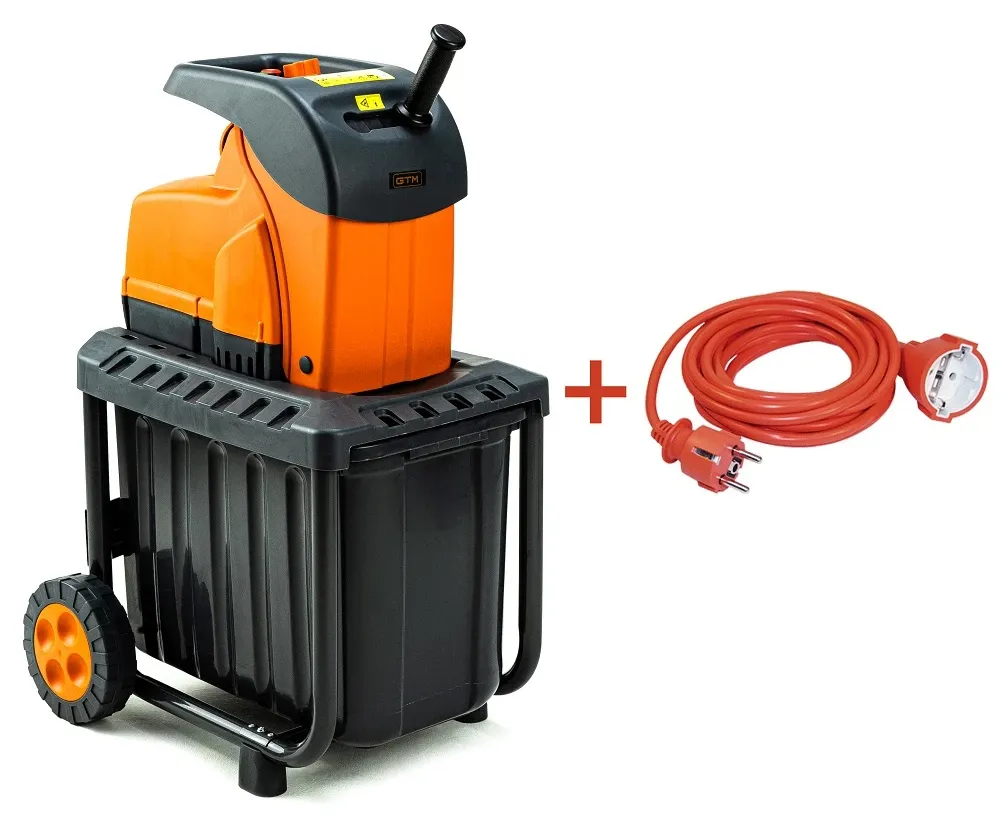 Садовий подрібнювач GTM DS2800/45 KIT + подовжувач 10м