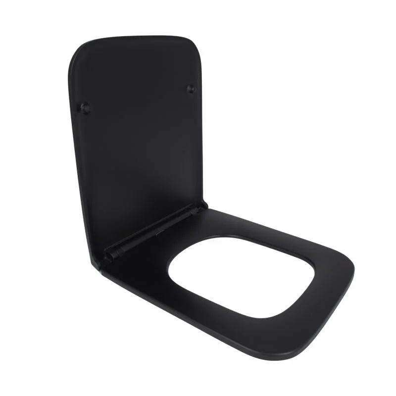Сидіння для унітаза Qtap Gemini QT99HY2312MB Чорний (Slim, Duroplast, Quick Release) - фото 3