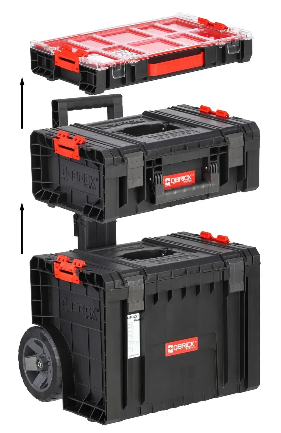 Набор ящиков для инструмента на колесах Qbrick System PRO SET 4 (Z256953PG003) - фото 2
