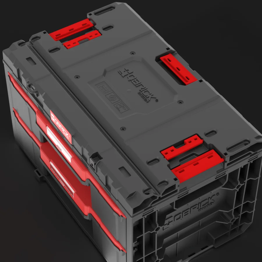Ящик для инструментов Qbrick System ONE Drawer 2 Toolbox 2.0 (SKRQONED2CZAPG003) - фото 4