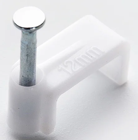 Кабельна кліпса пласка 10мм Apro (100 шт) (CC-S10)