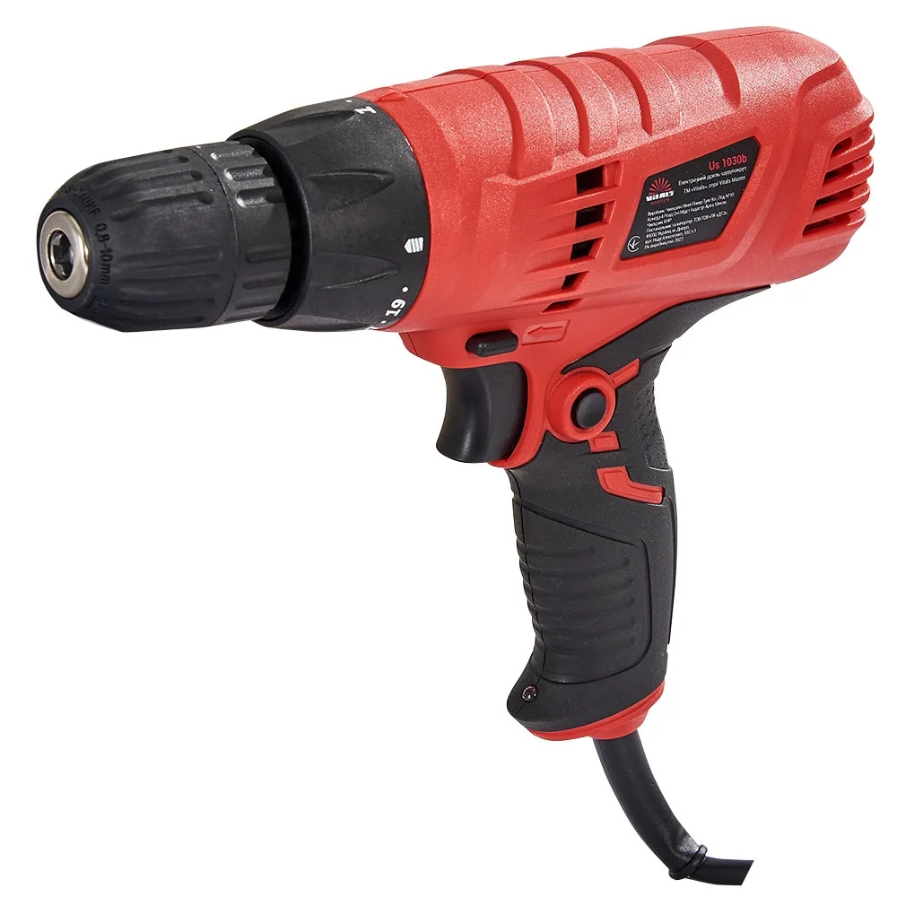 Дриль-шурупокрут електричний 15 Нм, 710 об/хв Vitals Master Us 1030b (176895)