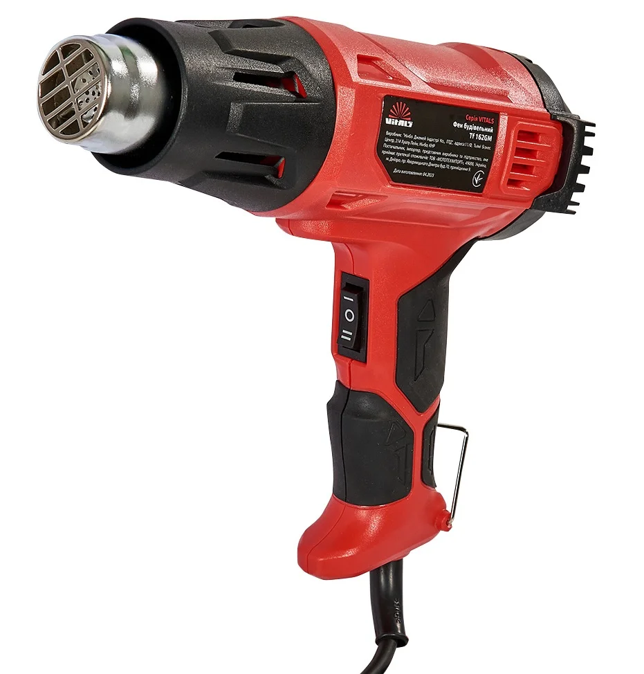 Будівельний фен 1600 Вт 500 л/хв Vitals Tf 162GM (187836)