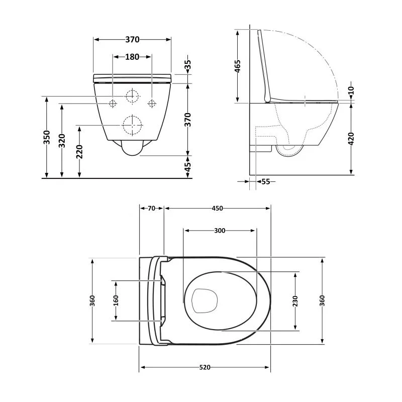 Унітаз підвісний Qtap Robin ML Ultra Quiet QTROBML26W49623 (Soft-close, MagLock) - фото 2