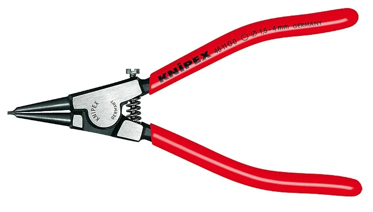 Щипці для зовнішніх стопорних кілець на валах Knipex L=140 мм (46 11 G0)