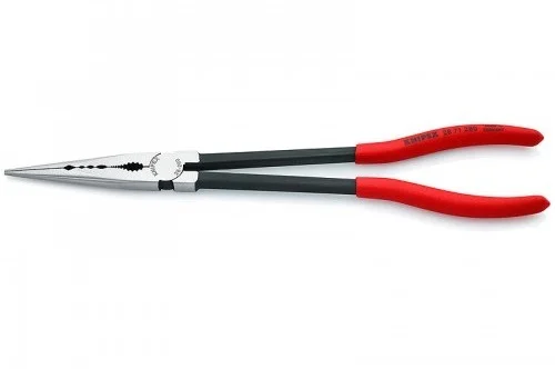 Плоскогубці монтажні з поперечним профілем та довгим захватом Knipex L=280 мм (28 71 280)