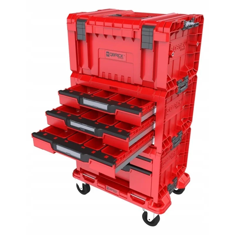 Набір ящиків для інструментів Qbrick System PRO SET 4 2.0 RUHD RED Ultra HD Custom (Z258360PG003)