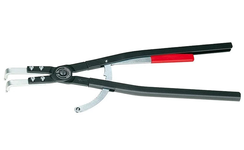 Щипці для великих внутрішніх стопорних кілець 122 – 300 Ø мм під кутом 90° Knipex L=590 мм (44 20 J51)