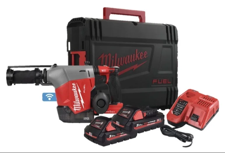 Перфоратор акумуляторний безщітковий з пилозбірником 16MM SDS+ Milwaukee M18 FHAFOH16-302X (4933493533)