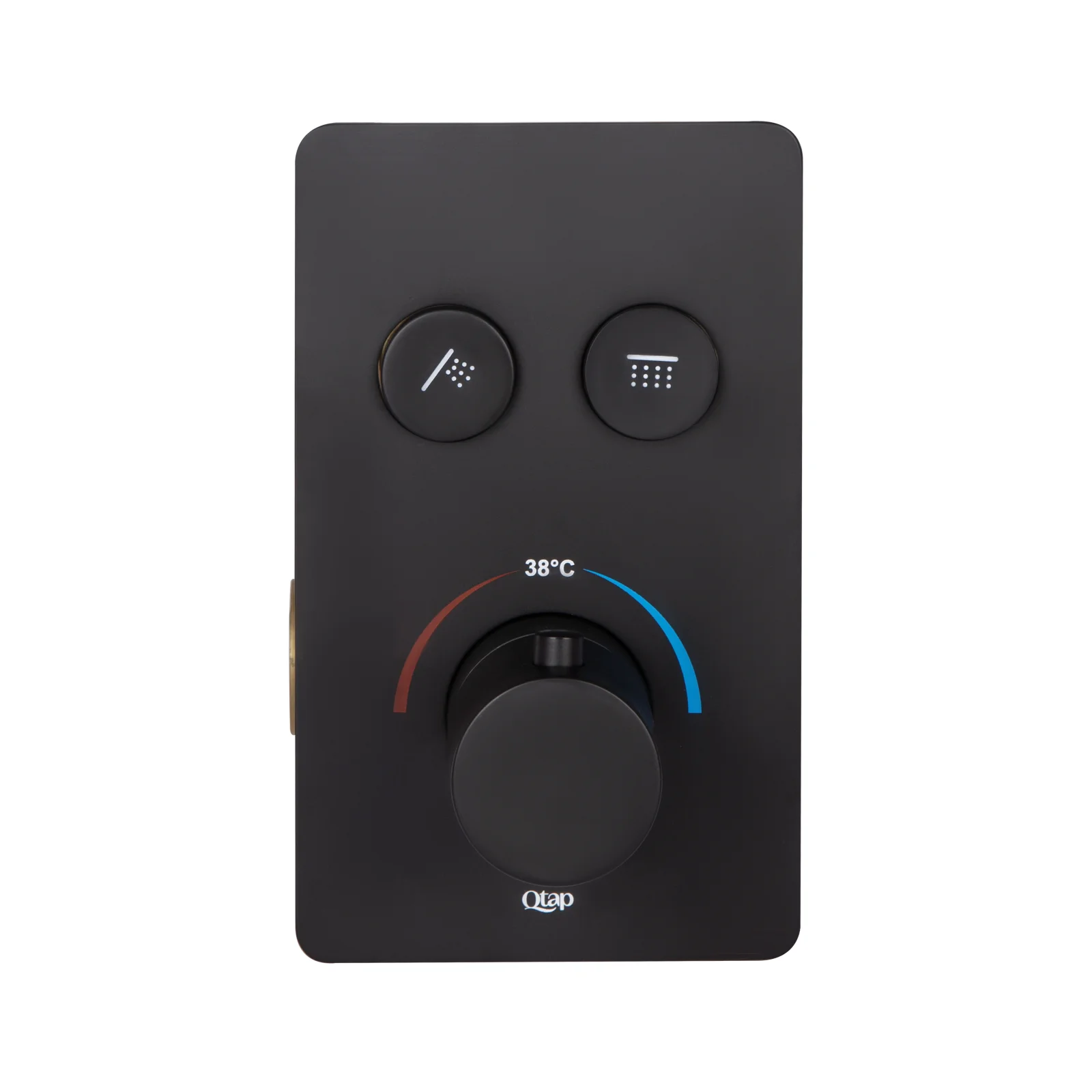 Змішувач для душу Qtap Votice 6442T105NKB Чорний - фото 3