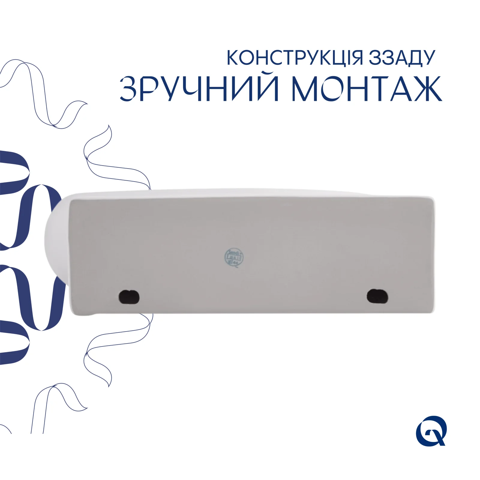 Раковина Qtap Leo L 430x285x160 Белый - фото 5