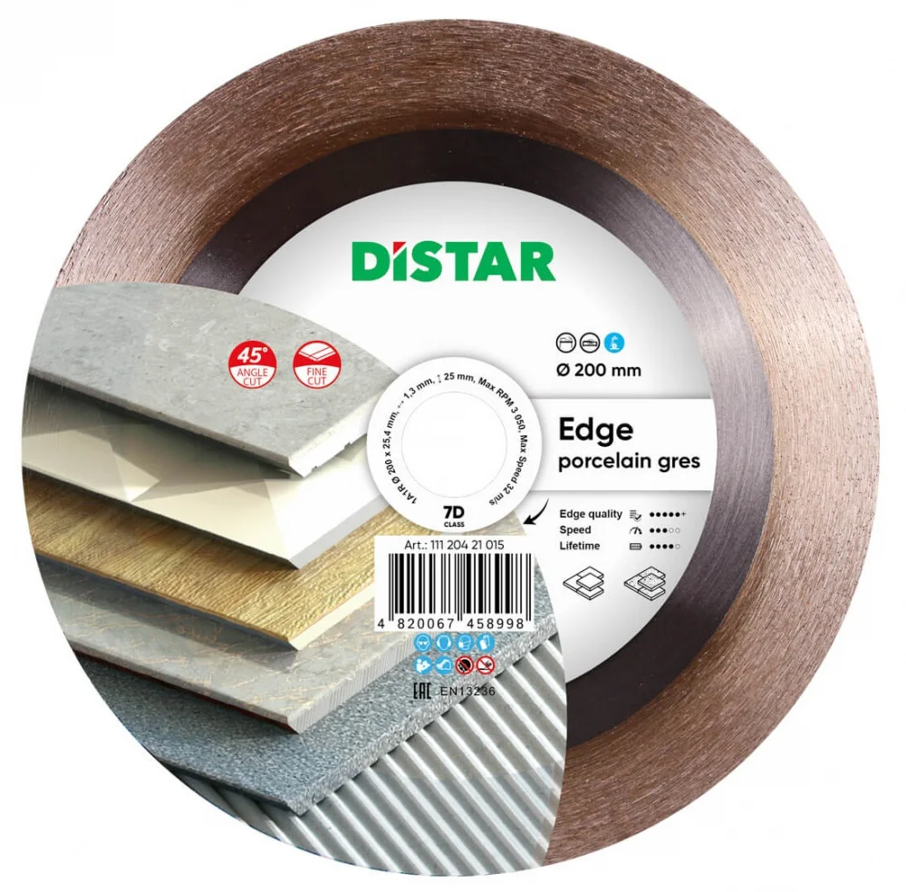 Круг алмазний відрізний 1A1R 200 Edge Distar 11120421015