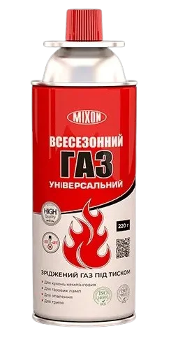 Газ зріджений універсальний всесезонний 400 мл Mixon (777-11-04)