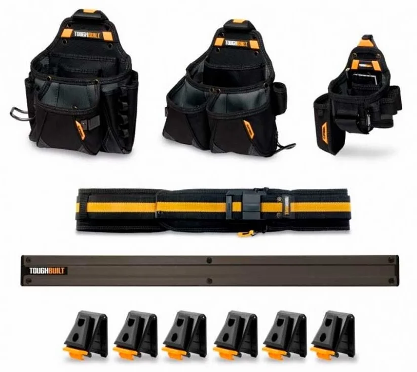 Набір будівельних сумок з настінним органайзером ToughBuilt (TB-CT-153-11)