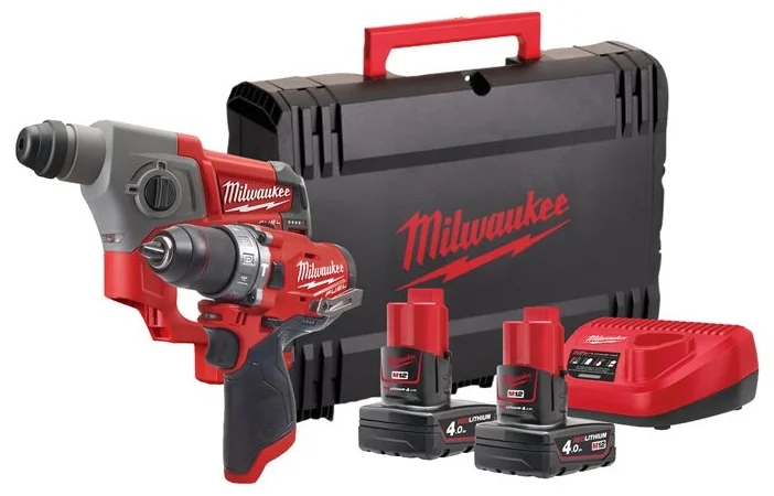 Набір акумуляторного інструменту Milwaukee M12 FPP2B-402X (4933459812)