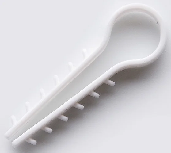 Дюбель-ялинка для круглих дротів Ø12 мм білий Apro (100 шт) (FT-12)