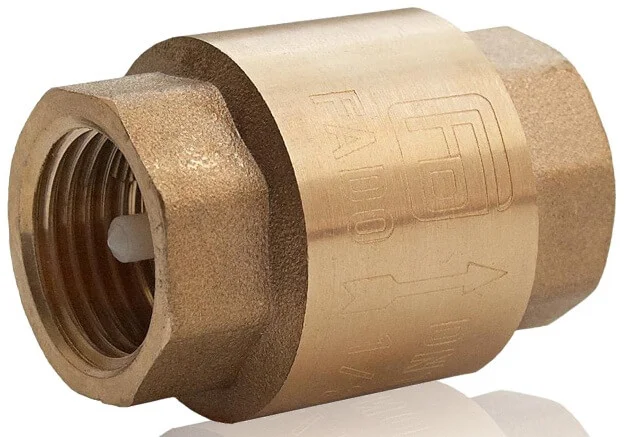 Зворотний клапан FADO 1 1/4 латунь, шток