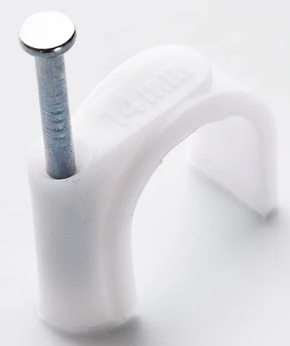 Кабельна кліпса кругла 10мм Apro (100 шт) (CC-R10)