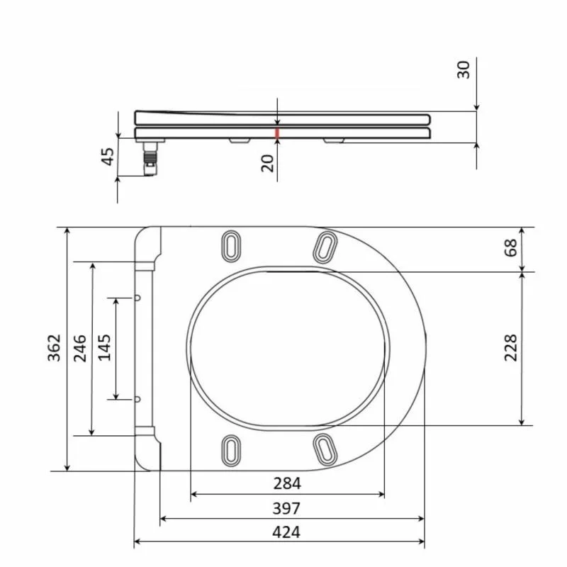 Сидіння для унітаза Qtap Grand QT99SC2381W (Slim Duroplast, Quick Release) - фото 2