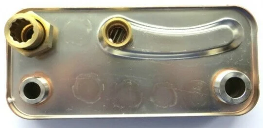 15003389 Вторинний теплообмінник для газового котла Hermann (16 пластин)