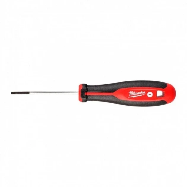 Викрутка шліцева магнітна з тригранною рукояткою SL3 75 мм Milwaukee  4932471775