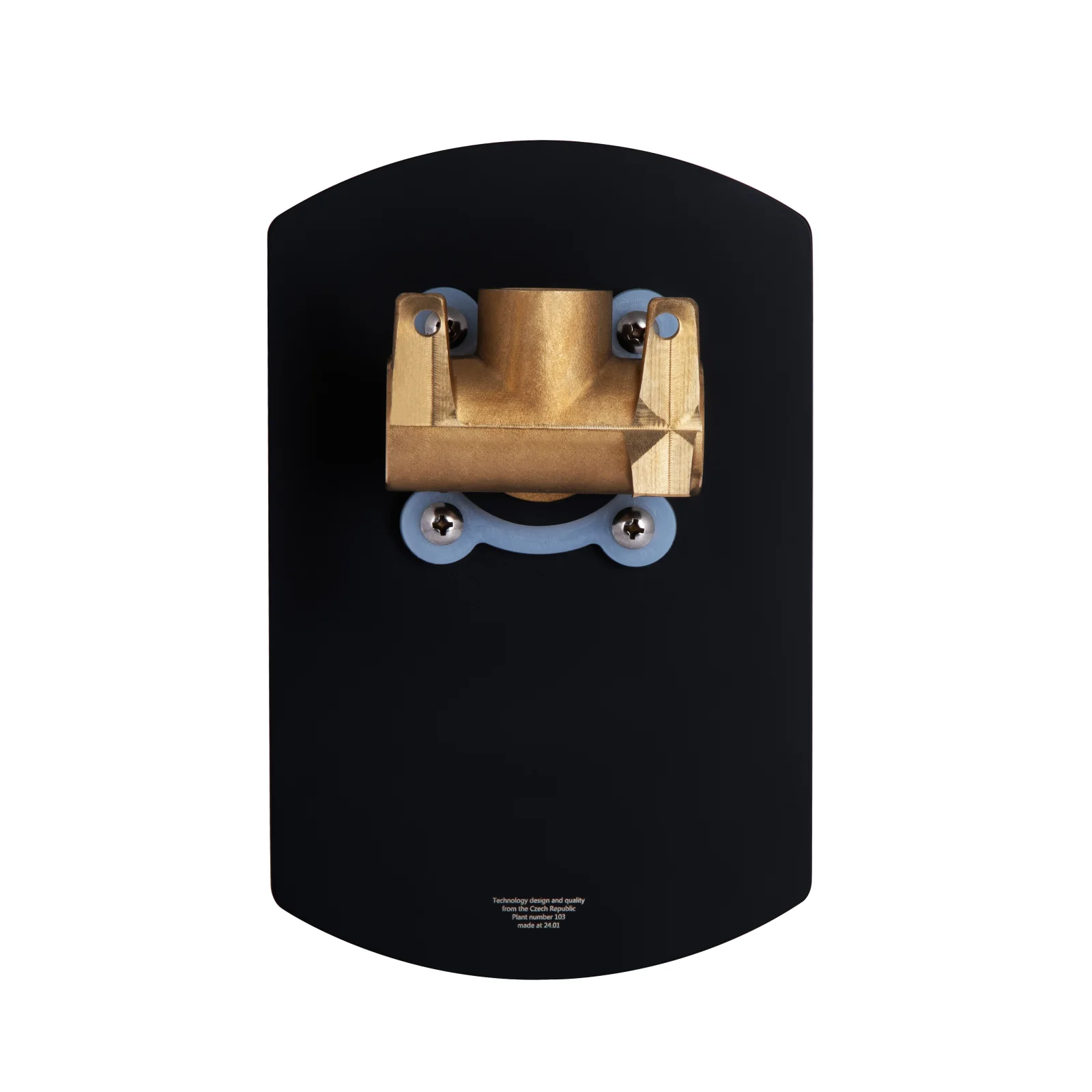 Смеситель для душа Qtap Slavonice QTSLA267BLM45903 Черный - фото 4