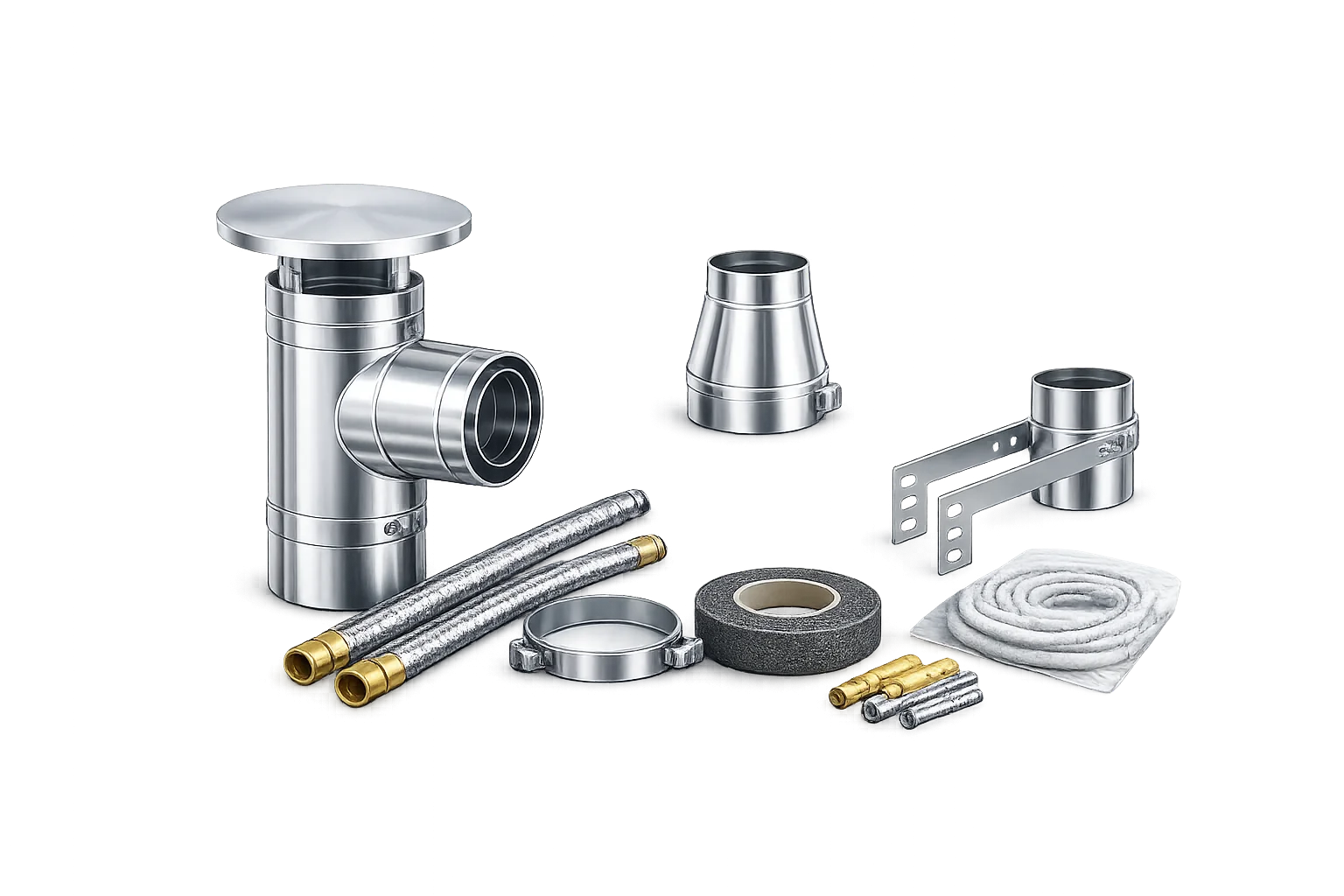 Аксесуари до димоходів