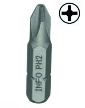 Біта 1/4" L30мм PH0 INFO (921300 I)