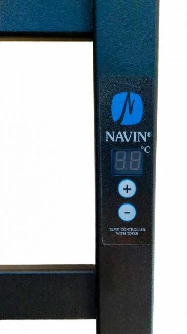 Рушникосушка електрична Navin Авангард 480 х 1200 Digital чорний муар