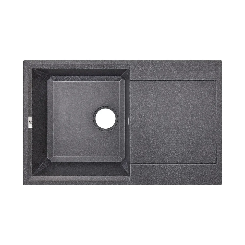 Кухонная мойка Lidz (BLA-03) 790x495/230 Черный