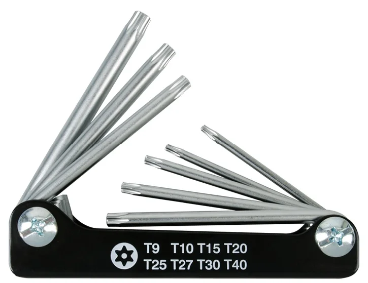 Набір біт King Tony TORX T9-T40 з отв. 8ед. (20318PR)