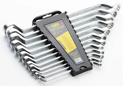 Набір накидних ключів 6-32 мм 12 од. кут 75° Сила (201336)