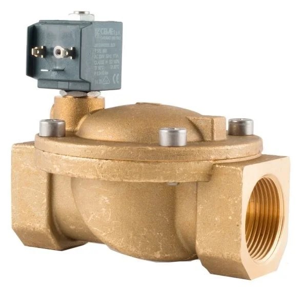 Электромагнитный клапан СЕМЕ 1 1/4" 90 С, 10 бар (н.з) 8617