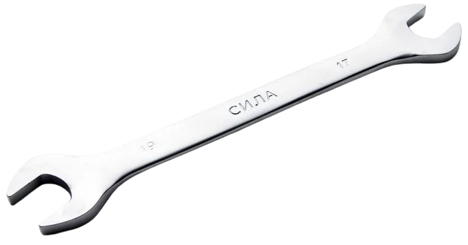 Ключ ріжковий 17×19 мм Сила (201219)