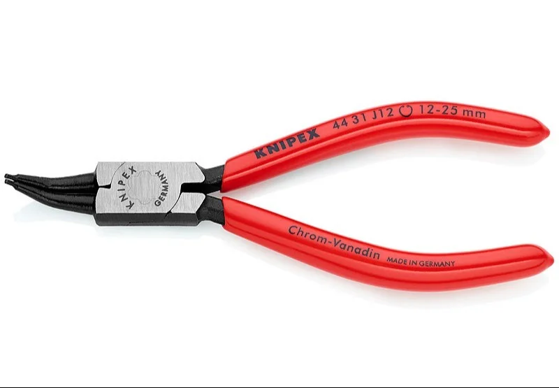 Щипці для внутрішніх стопорних кілець в отворах під кутом 45° Knipex L=140 мм (44 31 J12)