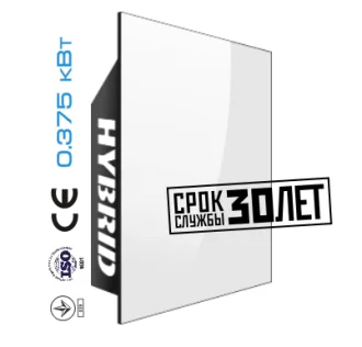 Керамічна панель Hybrid 375w (біла)