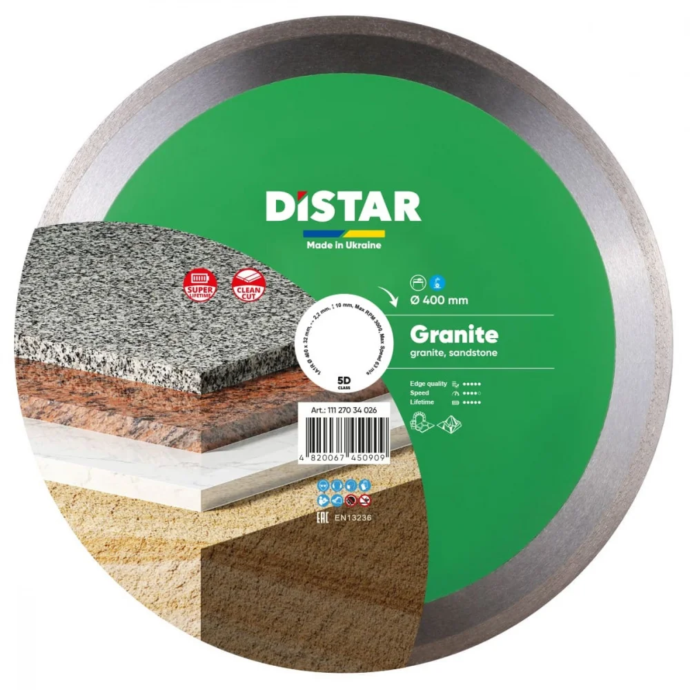 Коло алмазне відрізне 1A1R 400 Granite Distar 11127034026