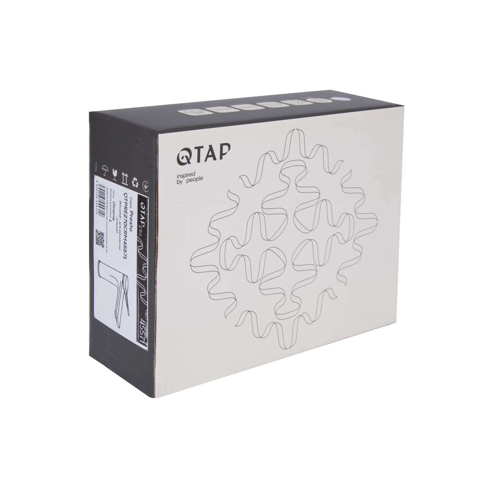 Смеситель для раковины Qtap Presto 270 Хром - фото 8