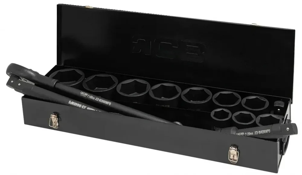 Набір 6-гранних ударних головок 1" 15 предметів JCB Tools JCB-8141-5MPB