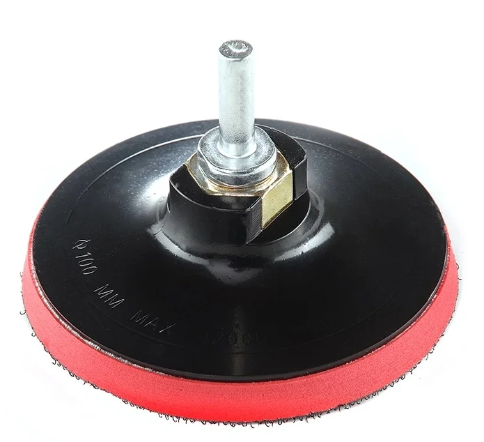 Шліфувальна підошва на липучці Ø 100х10мм Apro 812209