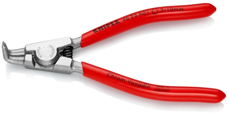 Щипці для зовнішніх стопорних кілець під кутом 90° Knipex L=125 мм (46 23 A01)