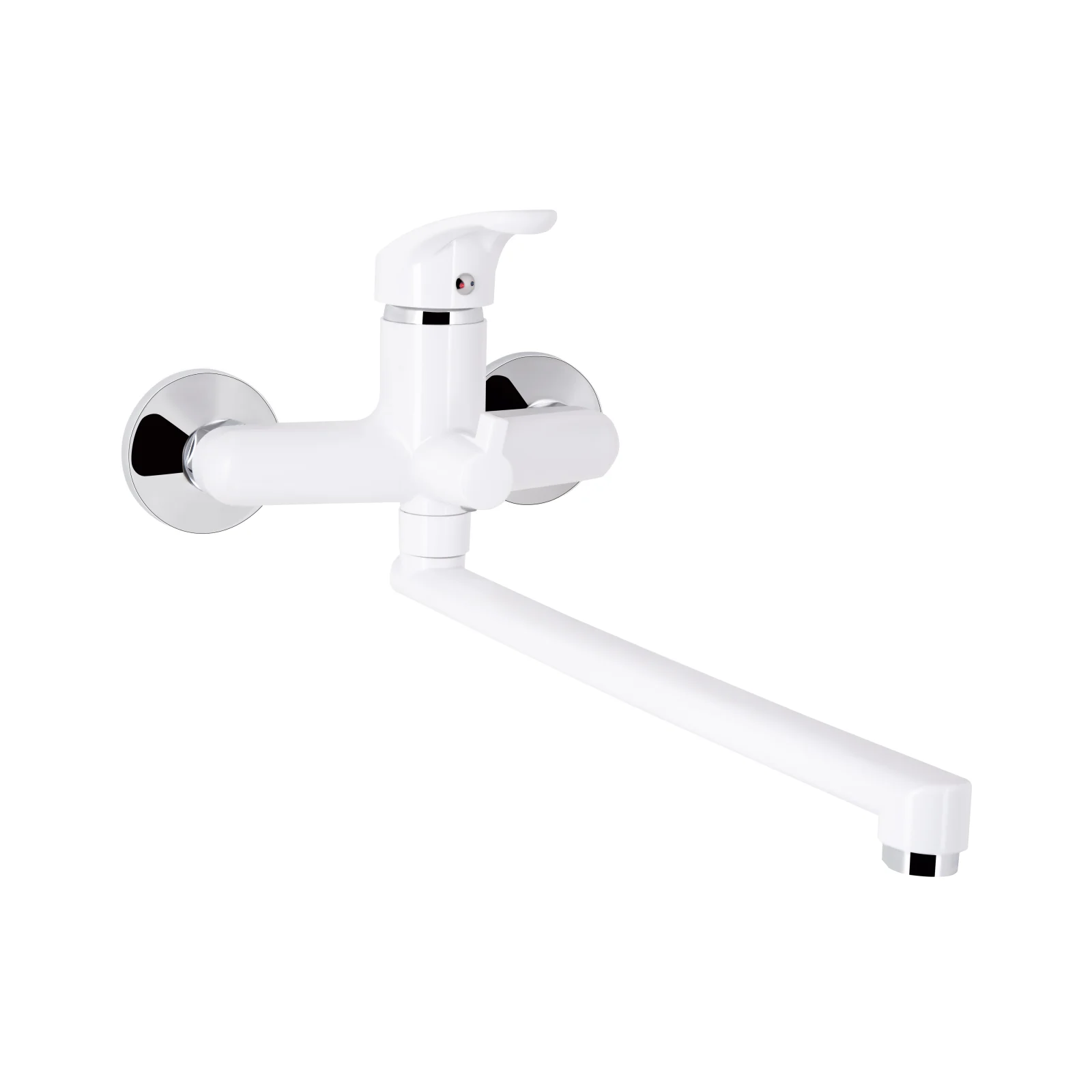 Смеситель для ванны Brinex 36 005 Хром / Белый