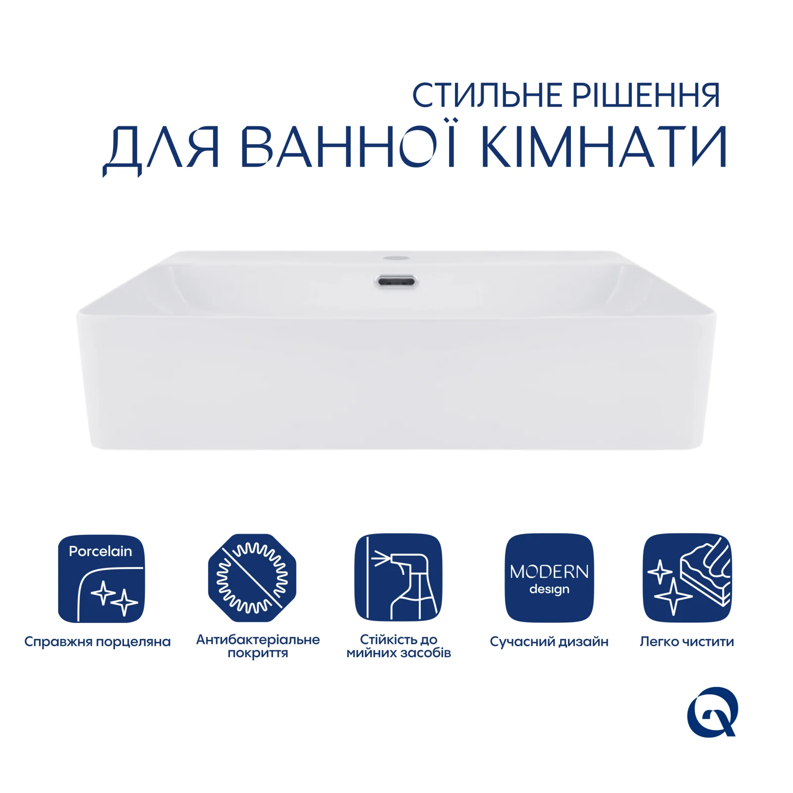 Раковина Nando LT 610х420х140 Белый - фото 3