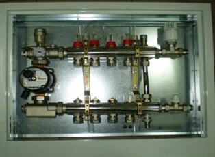 Вузол теплої підлоги в зборі Luxor SGP 4 контури