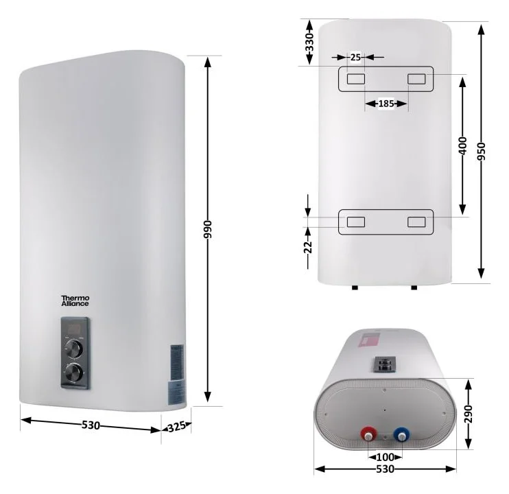 Водонагрівач, Бойлер Thermo Alliance DT80V20G(PD)-D/2 - фото 2