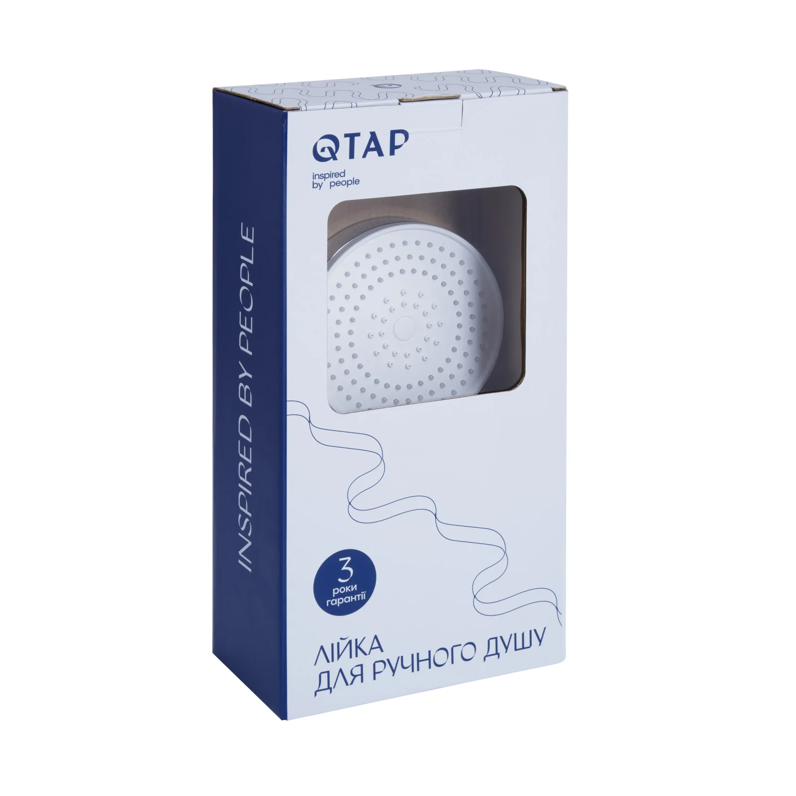 Лейка для ручного душа Qtap Rucni 130 мм округлая QTRUC125CRM45950 Хром - фото 4