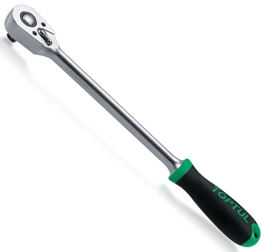 Тріскачка 1/2" 48 зубців 400 мм супердовга Toptul (CJCK1640)