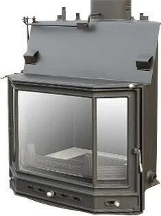 Камін кутовий Lechma Korner Призма (роздільне скло) СЗТ