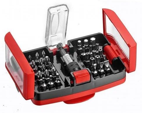 Набір біт 1/4" L25мм PH, PZ, SL, HEX, Torx 31 од. Force (2311)