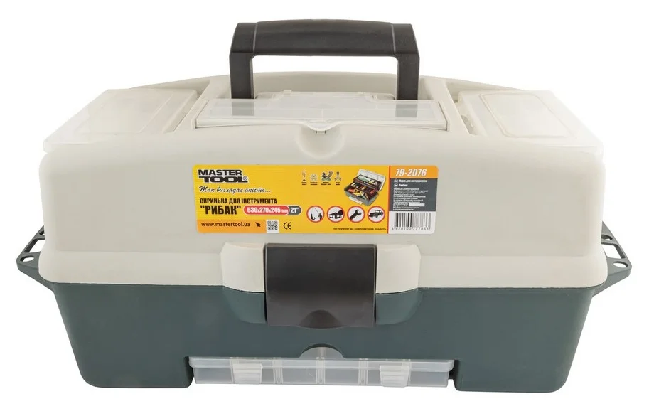 Скриня органайзер РИБАК 21" 530х270х245 мм MasterTool 79-2076